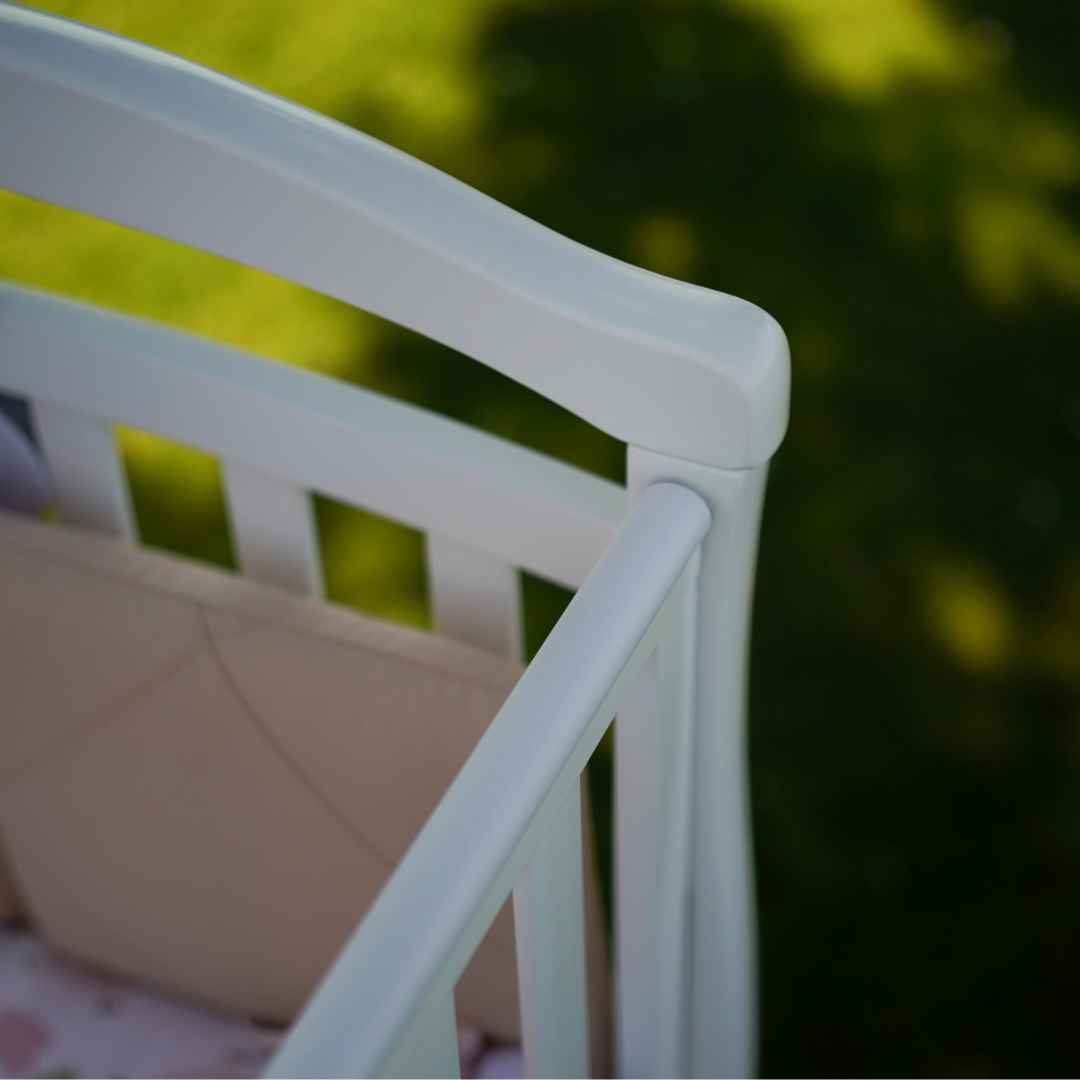 Dětská postýlka Rinbo Gekko Kids 120x60. Bílá